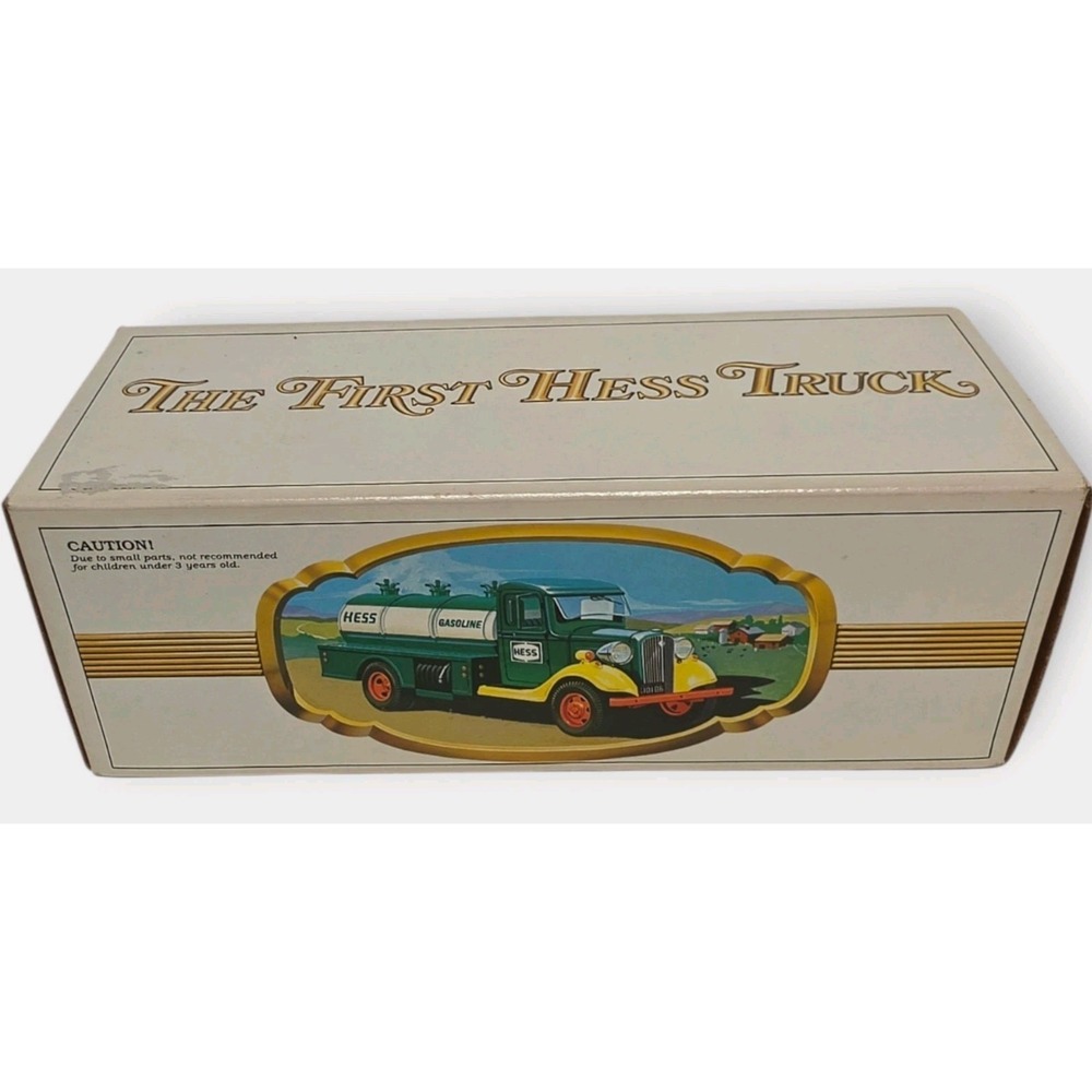 VINTAGE 1985 First Hess Truck Toy Bank NEW IN BOX -NEVER USED Made In Hong Kong